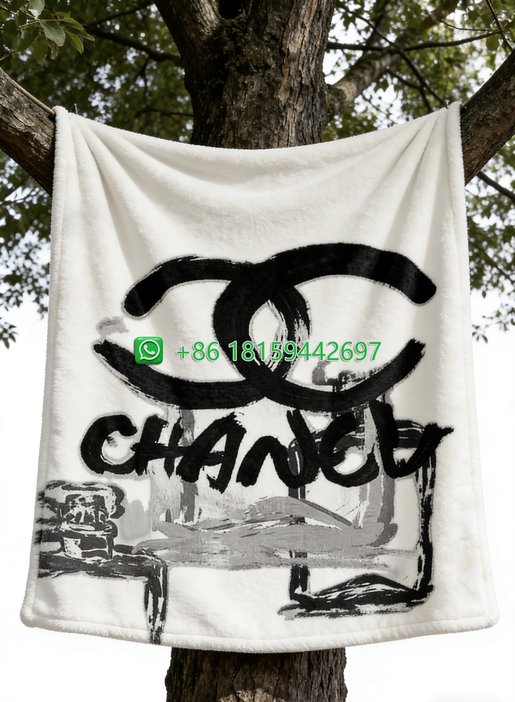 Chanel Throw Blankets